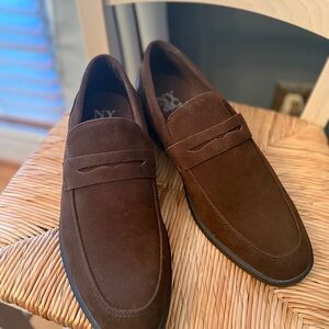 New York & Company Dark Brown Men's Loafers (NIB) - Size 13/Fits Like 12.5